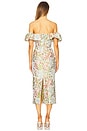 view 3 of 3 ROBE MI-LONGUE CALAANTHA in Multi