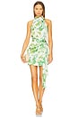 view 1 of 5 Tess Halter Mini Dress in Green Multi