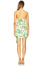 view 4 of 5 Tess Halter Mini Dress in Green Multi