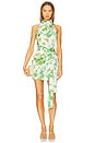 view 5 of 5 Tess Halter Mini Dress in Green Multi