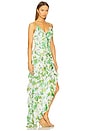 view 2 of 4 Tess Asymmetrical Maxi Dress in Green Multi