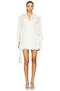view 1 of 3 Carli Mini Shirtdress in Ivory