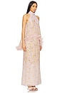 view 2 of 3 Tulsia Cape Maxi Dress in Pink Multi