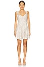 view 1 of 4 Cali Corset Mini Dress in Ivory Gold