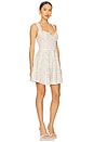 view 2 of 4 Cali Corset Mini Dress in Ivory Gold