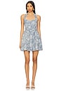 view 1 of 4 Monica Halter Mini Dress in Blue