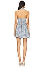 view 3 of 4 Monica Halter Mini Dress in Blue