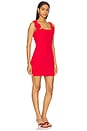 view 2 of 4 Trompe Mini Dress in Red