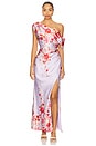 view 1 of 4 Elina Gown in Lilac Multi