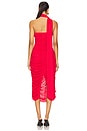 view 3 of 3 DARYA ミディ丈ドレス in Red