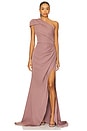 view 1 of 3 Klara Gown in Dark Taupe