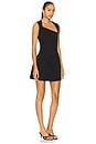 view 2 of 3 Alina Asymmetrical Mini Dress in Black