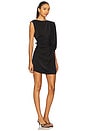 view 2 of 4 Brigid Asymmetrical Mini Dress in Black