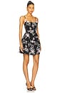 view 2 of 4 Gaia Mini Dress in Black Multi