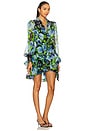 view 2 of 3 Briony Long Sleeves Mini Dress in Black Multi