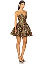 view 2 of 4 Cindy Strapless Mini Dress in Black Floral Multi