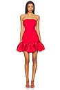 view 1 of 4 Evee Strapless Mini Dress in Red