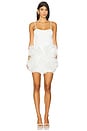 view 1 of 3 Asher Flower Mini Dress in Ivory