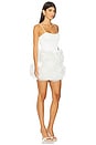 view 2 of 3 Asher Flower Mini Dress in Ivory