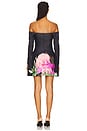 view 4 of 4 Azelie Off Shoulder Mini Dress in Black