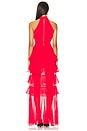 view 3 of 3 Lilja Halter Neck Maxi Dress in Red