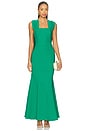 view 1 of 4 Mira Gown in Forest Green