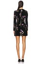 view 3 of 4 Clio Long Sleeve Mini Dress in Black Multi