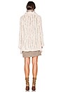 view 3 of 3 Light Rabbit Fur Jacket in Sand