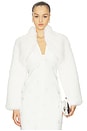 view 1 of 4 Lucyna Cropped Jacket in White