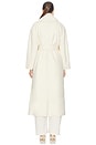 view 6 of 5 Veldra Scarf Coat in Ivory