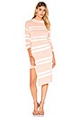 view 4 of 4 Hunt Skirt in Peach Stripe