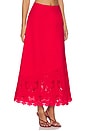view 2 of 6 FALDA MAXI GIOVANNA in Red