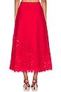 view 4 of 6 FALDA MAXI GIOVANNA in Red