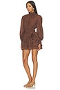 view 2 of 3 Rosera Playsuit in Chocolate Brown