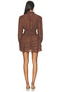 view 4 of 3 Rosera Playsuit in Chocolate Brown