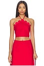 view 1 of 4 TOP HALTER GIOVANNA in Red