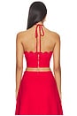 view 3 of 4 TOP HALTER GIOVANNA in Red