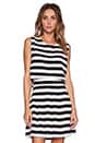 view 1 of 4 Eclipse Top in Black & White Stripe