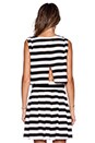view 3 of 4 Eclipse Top in Black & White Stripe