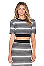 view 1 of 4 Expression Top in Monochrome Stripe