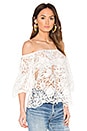 view 2 of 5 Serenity Off the Shoulder Top in Ivory