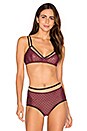 view 1 of 4 SOUTIEN-GORGE TRIANGLE HIDDEN LAYER in Berry
