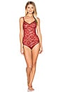 view 1 of 3 Petunia Soft Cup Bodysuit in Scarlatte