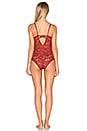 view 3 of 3 Petunia Soft Cup Bodysuit in Scarlatte
