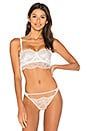 view 1 of 4 Yasmine Strapless Underwire Corsette Bra in Ivory