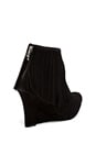 view 4 of 5 Fringe Wedge Bootie in Black