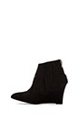 view 5 of 5 Fringe Wedge Bootie in Black
