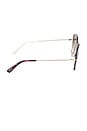 view 3 of 3 Pilot Sunglasses in Shiny Pale Gold & Brown