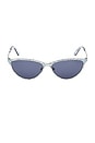 view 1 of 3 GAFAS DE SOL in Shiny Labirinto Blue, Palladium, & Bright Blue