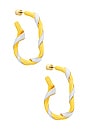 view 1 of 3 Obsession Twist Earrings in Limoncello